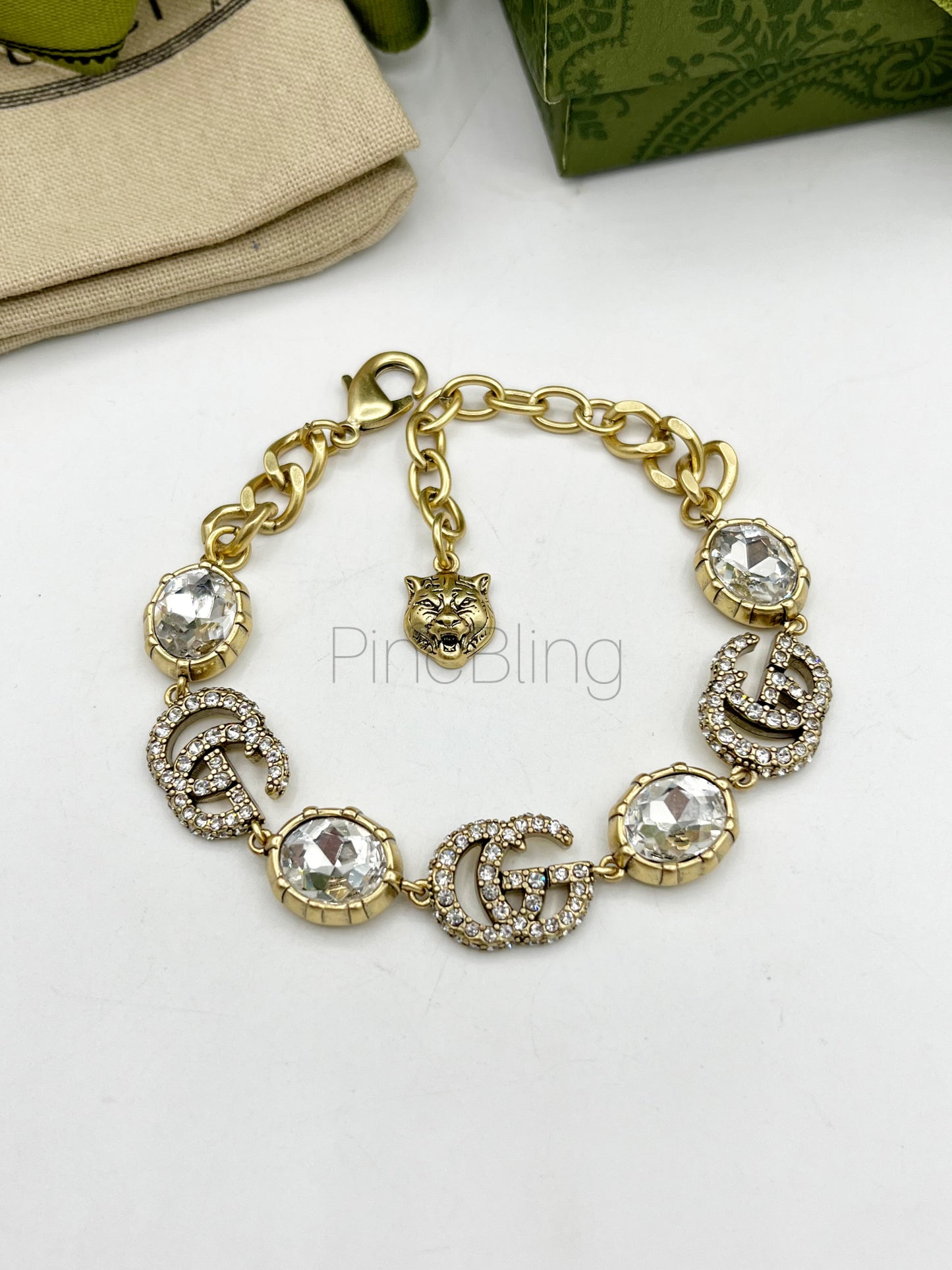 Aurelia Crystal Charm Bracelet GU