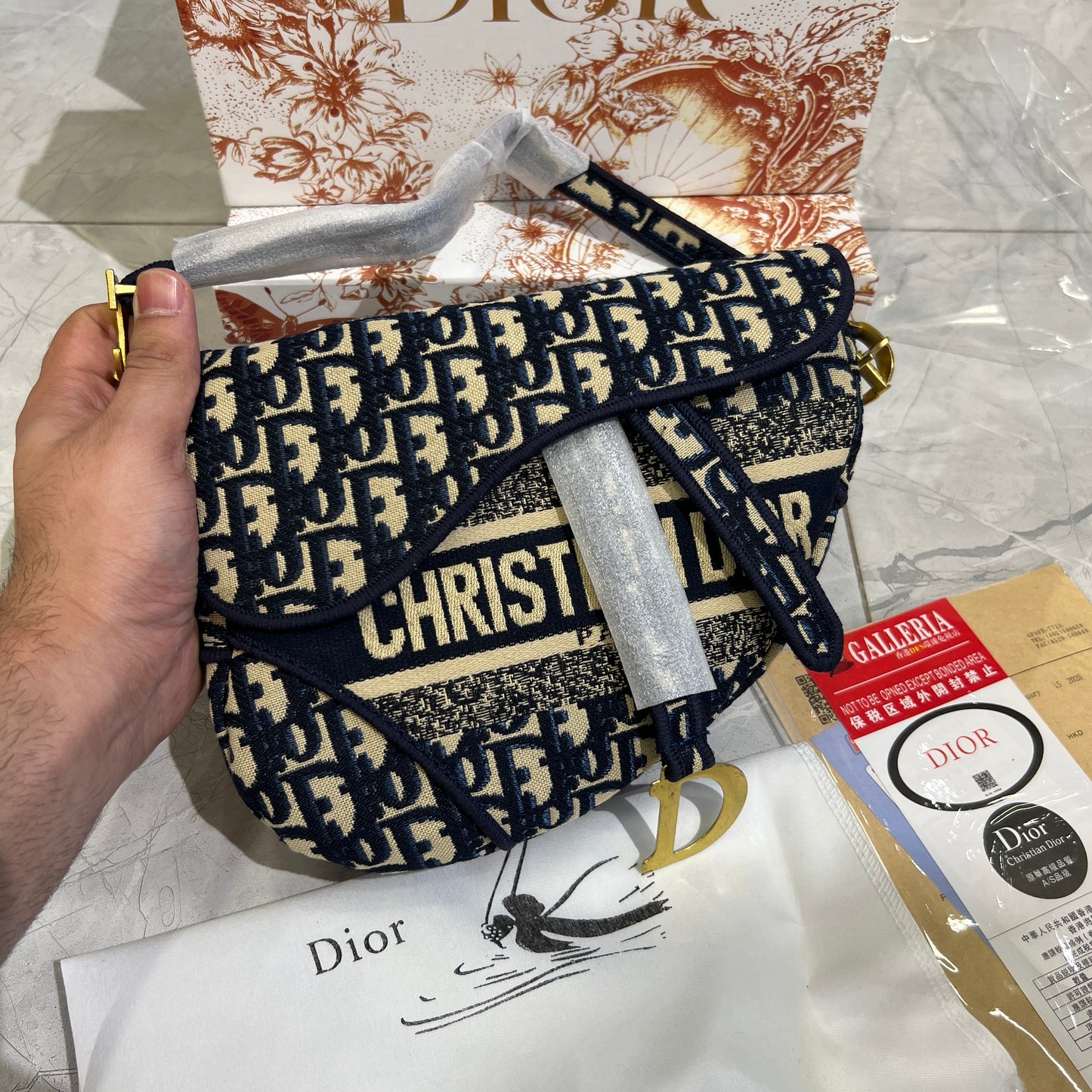 Monogram Saddle Bag