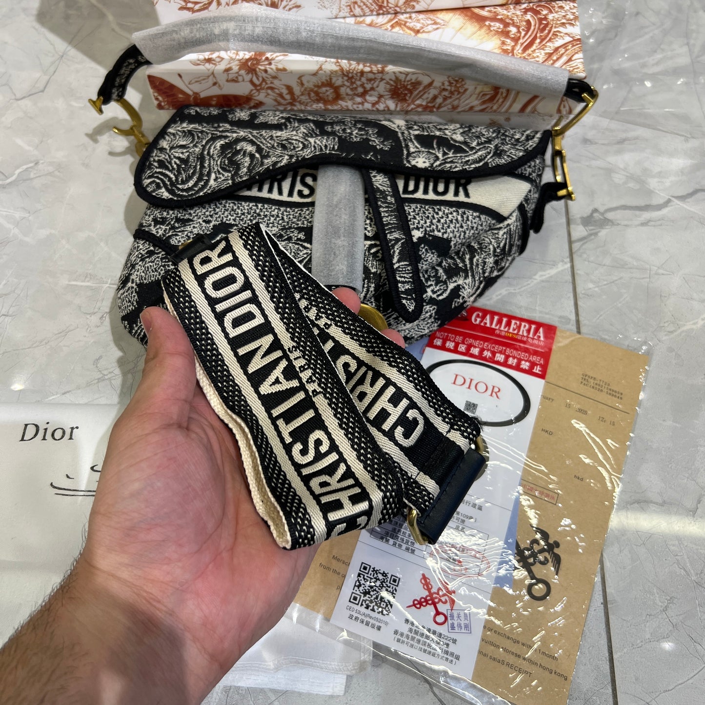 Monogram Saddle Bag