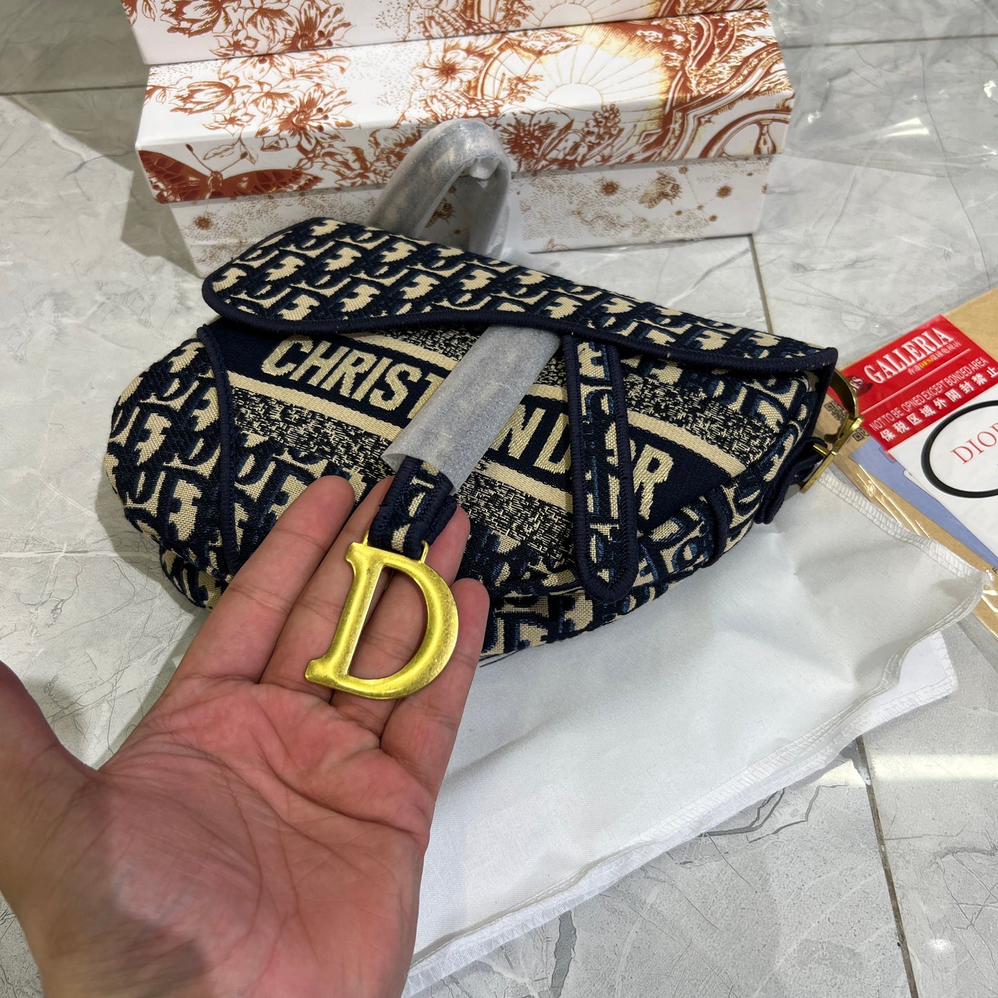 Monogram Saddle Bag