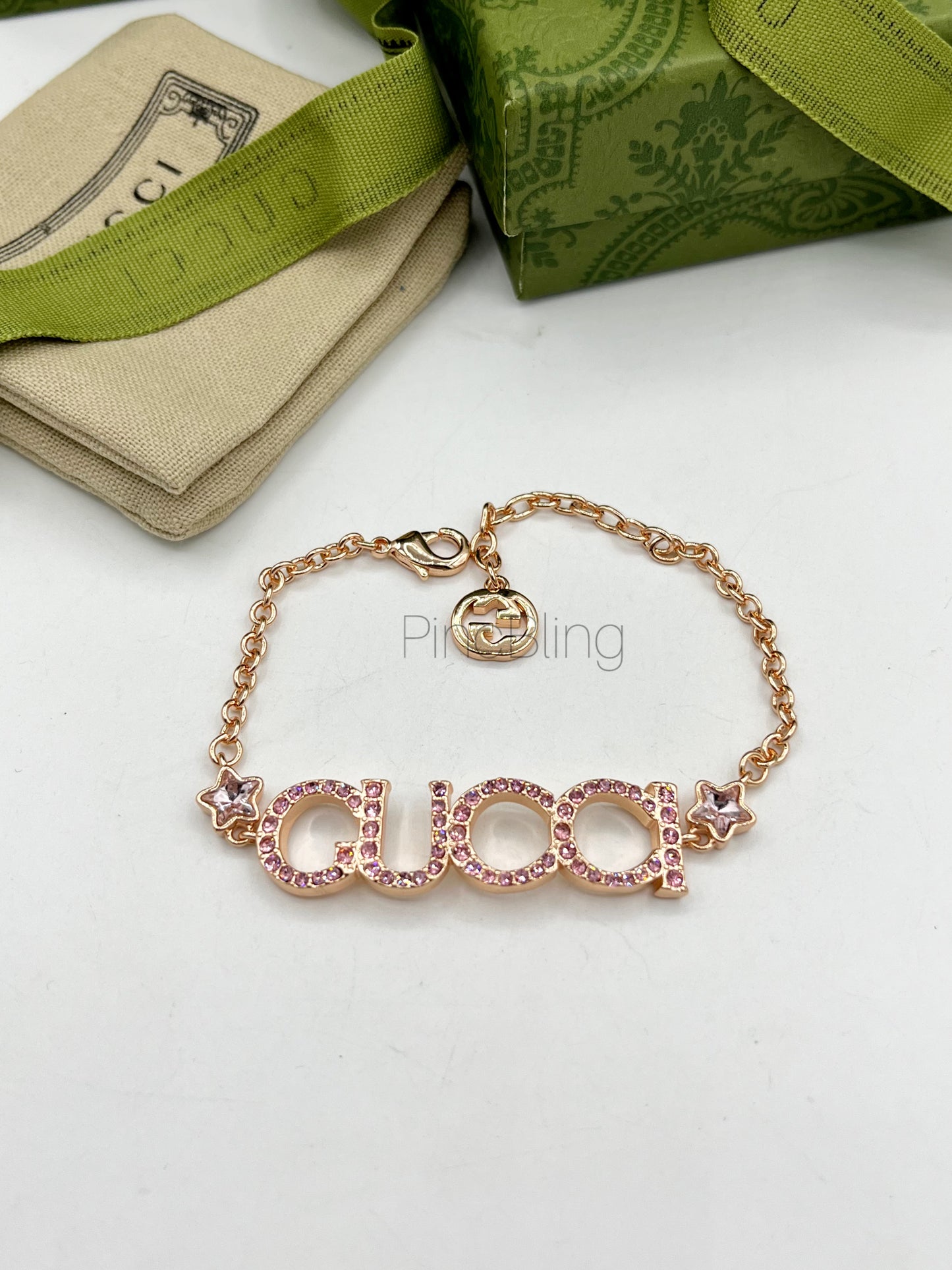 Rose Gold Crystal Bracelet GU