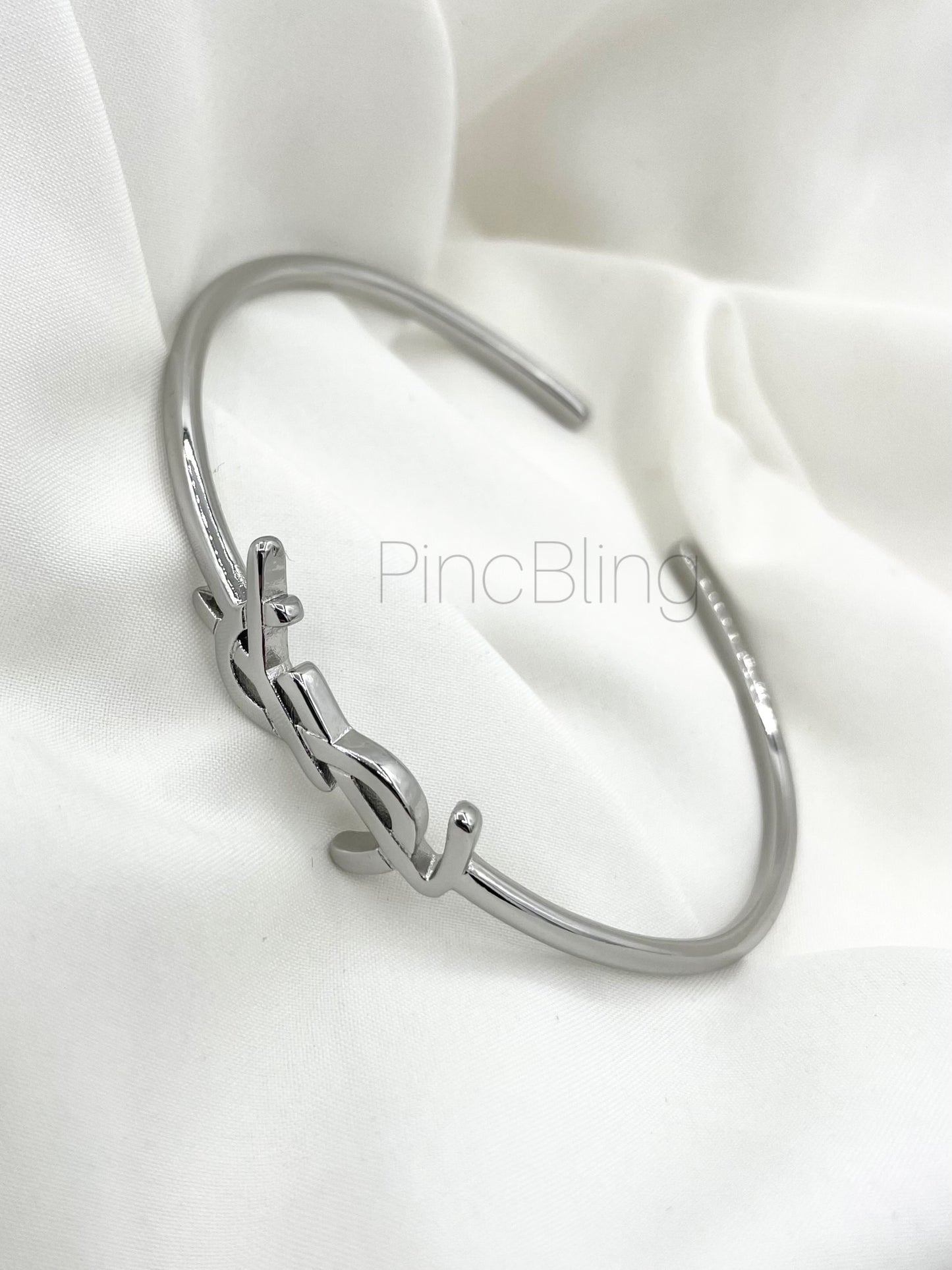 Silver Initial Bracelet