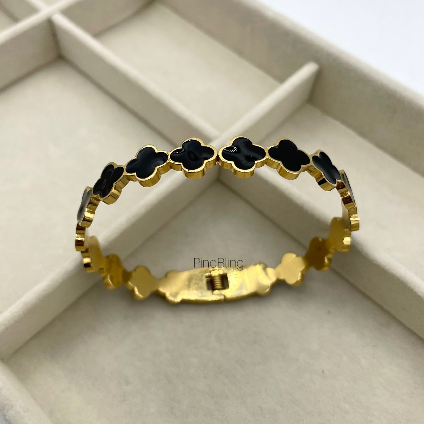 Classic Link Black Accent Bracelet