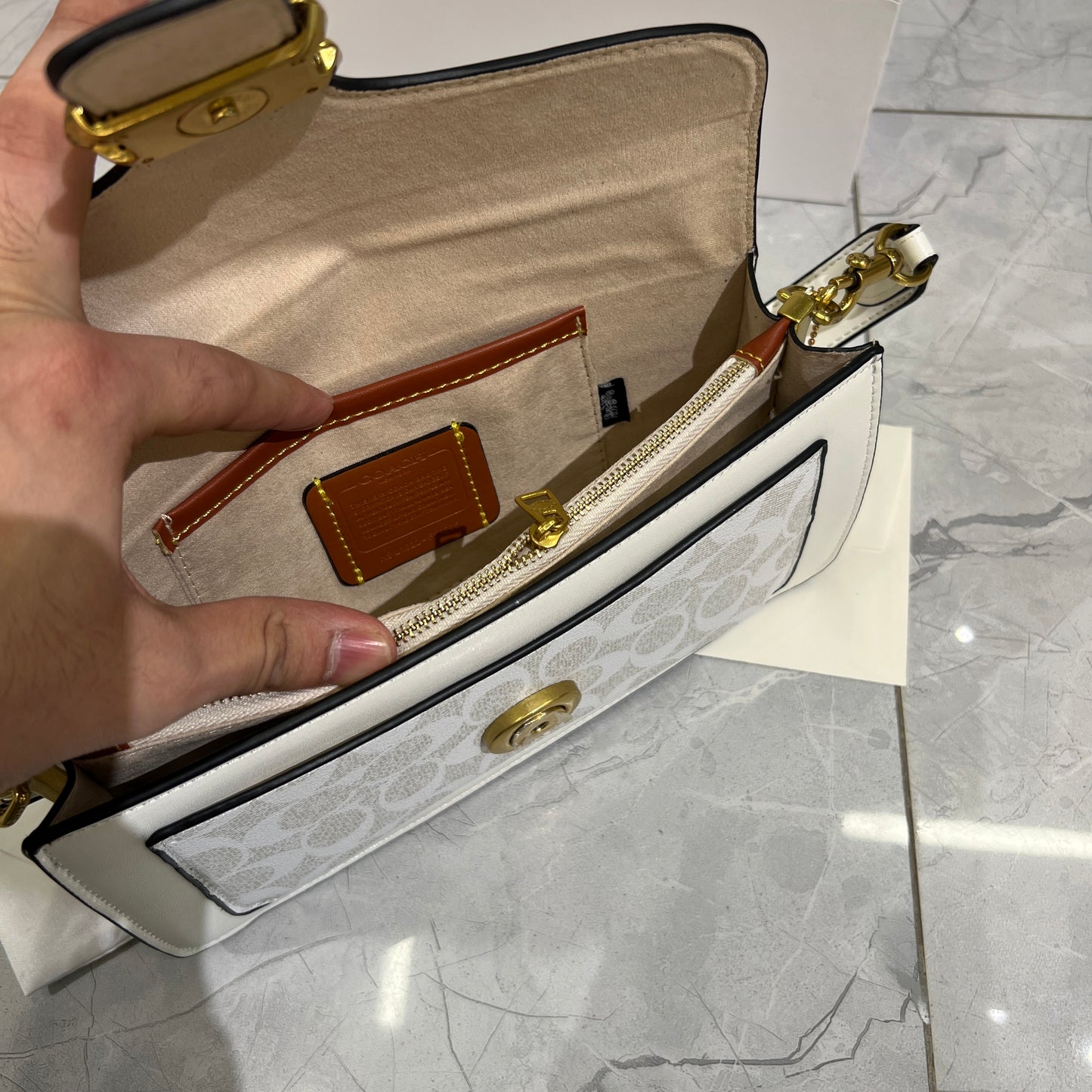 Branded Flap Bag