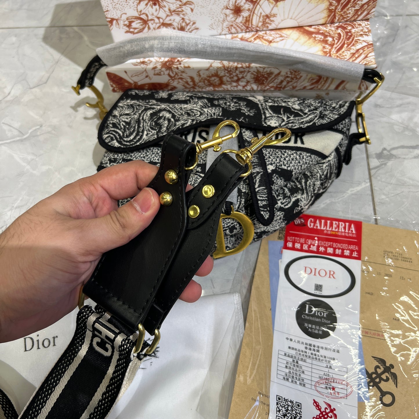 Monogram Saddle Bag