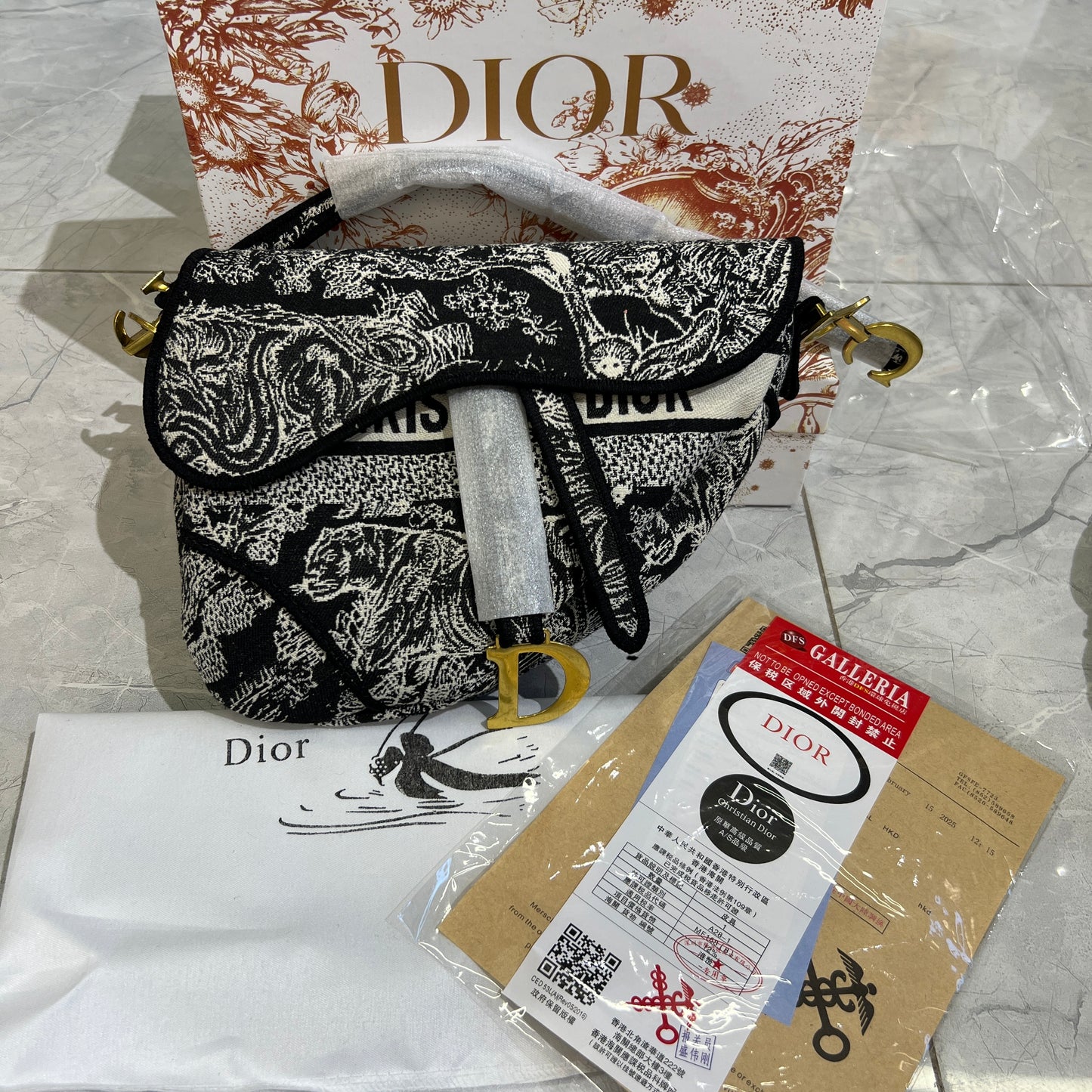 Monogram Saddle Bag