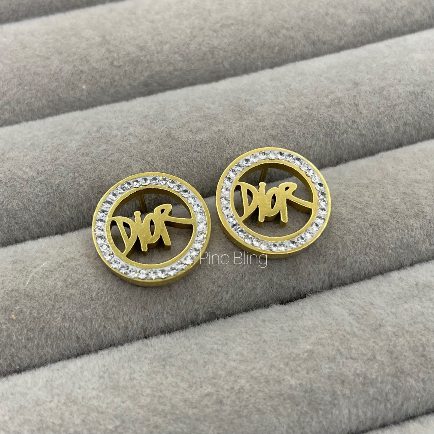 Branded ear stud
