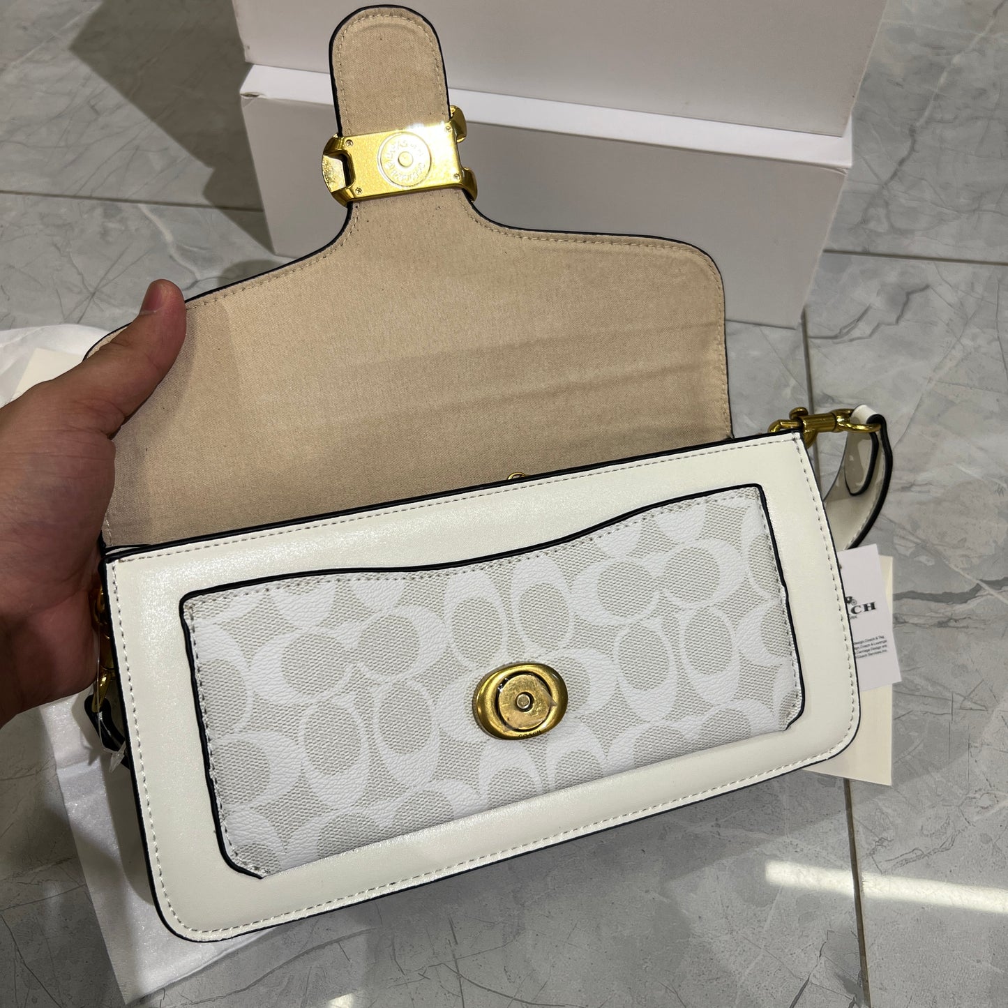 Branded Flap Bag