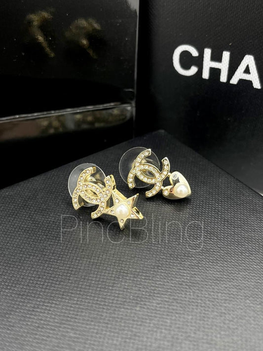 Golden Star Branded Earrings