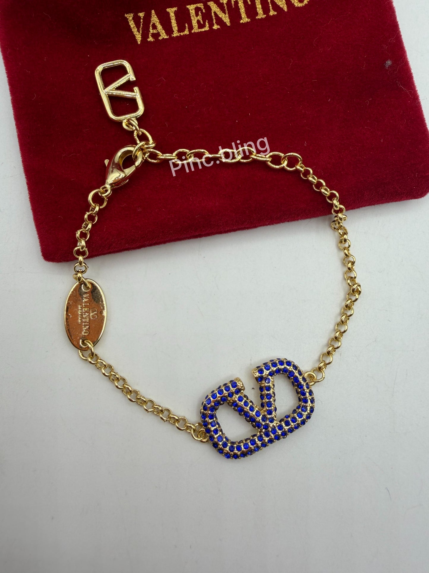 Vlogo Signature Metal Bracelet LxB