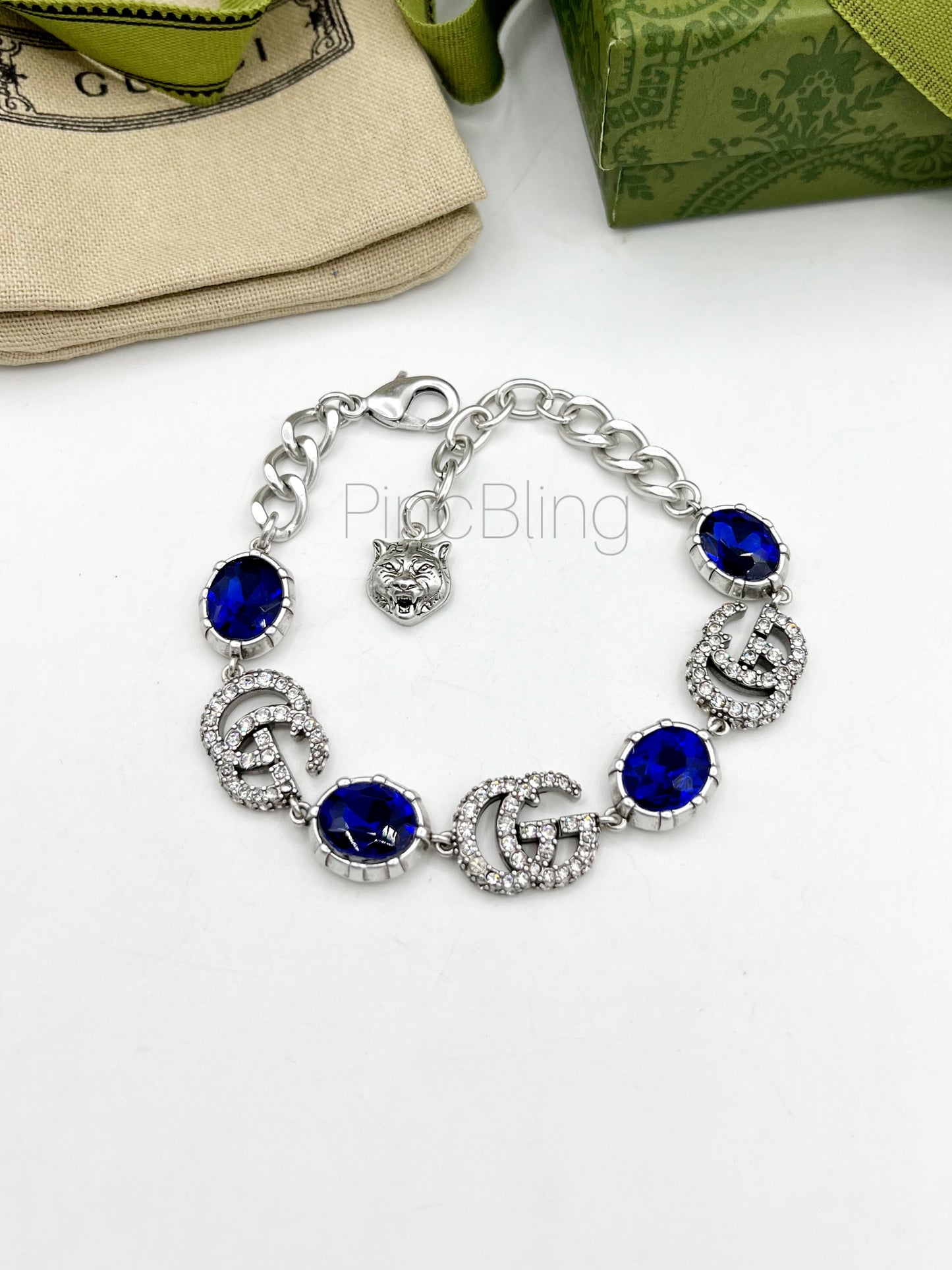 Sapphire Halo Bracelet