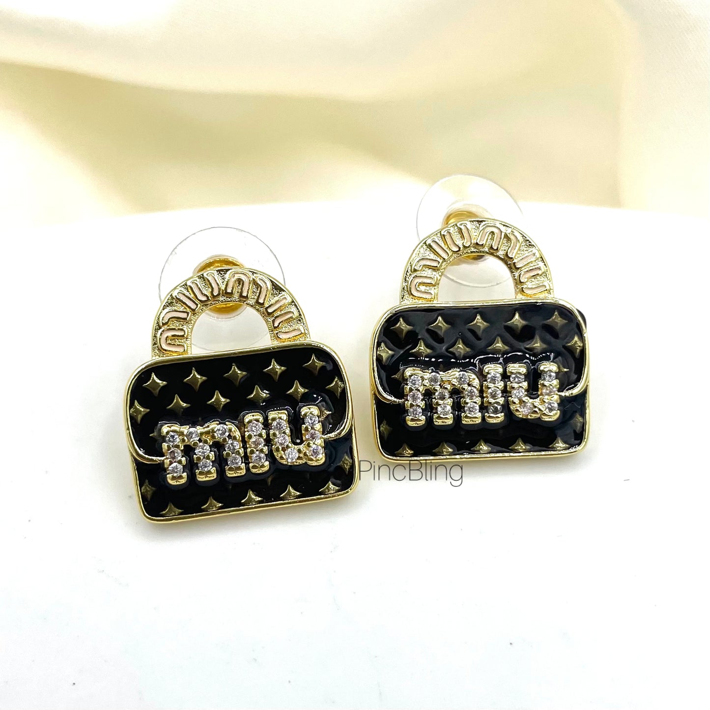 Black Gold Luxe Earring