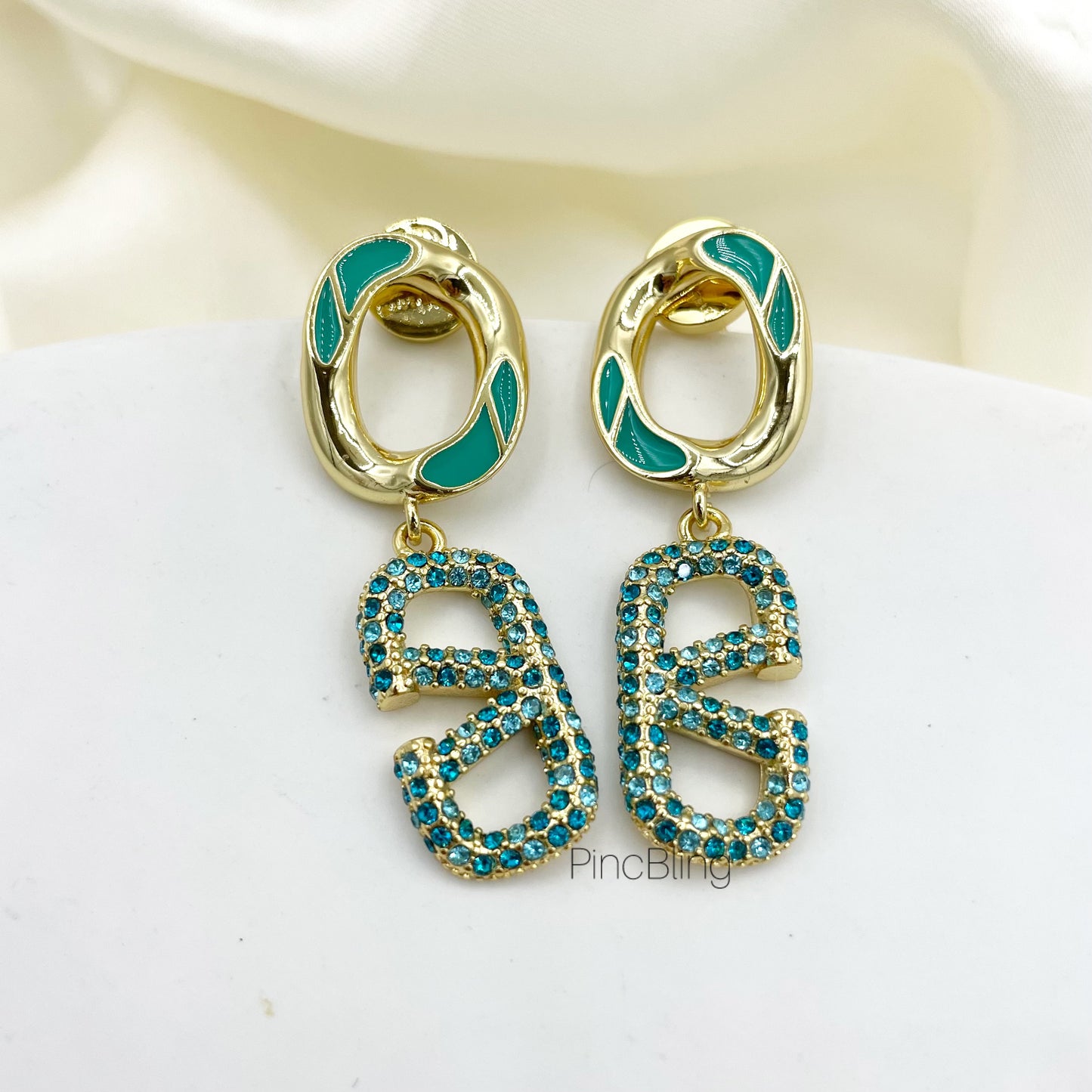 Emerald Oval Luxe Earring LxE
