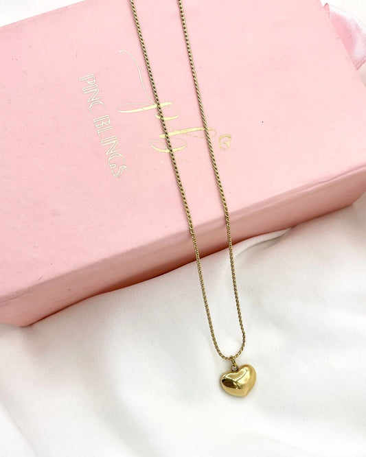 Small Golden Heart Necklace