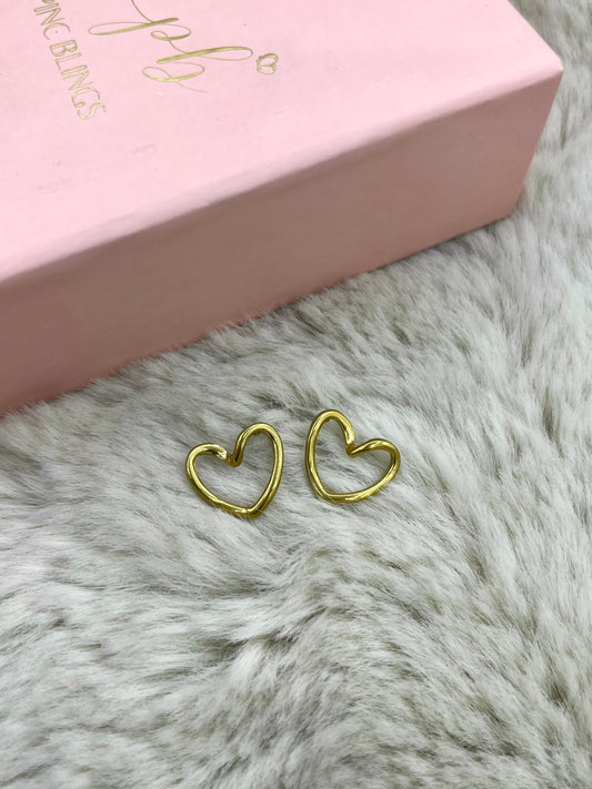 Heart earrings PbE