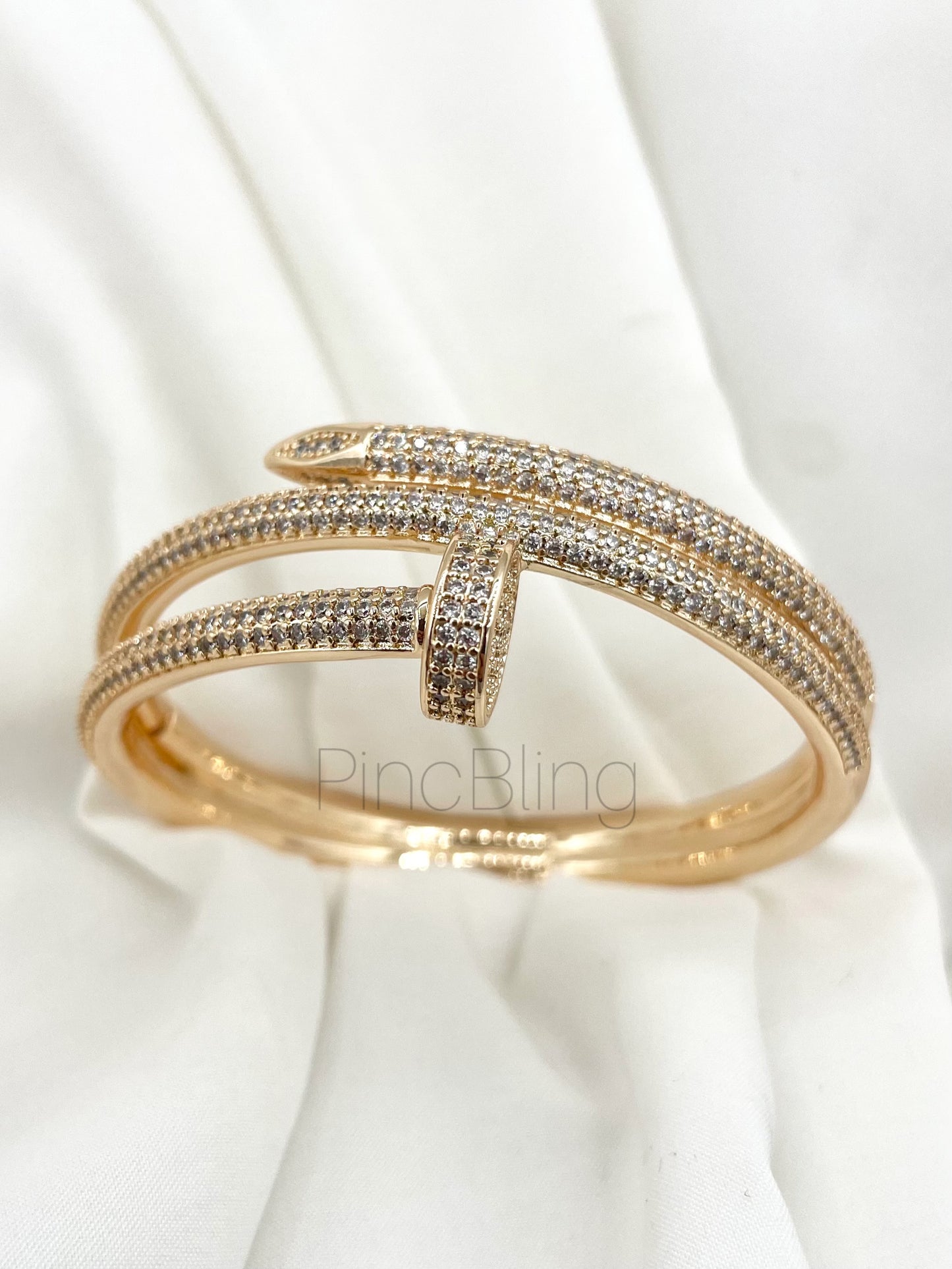 Rose Gold Nail Bracelet