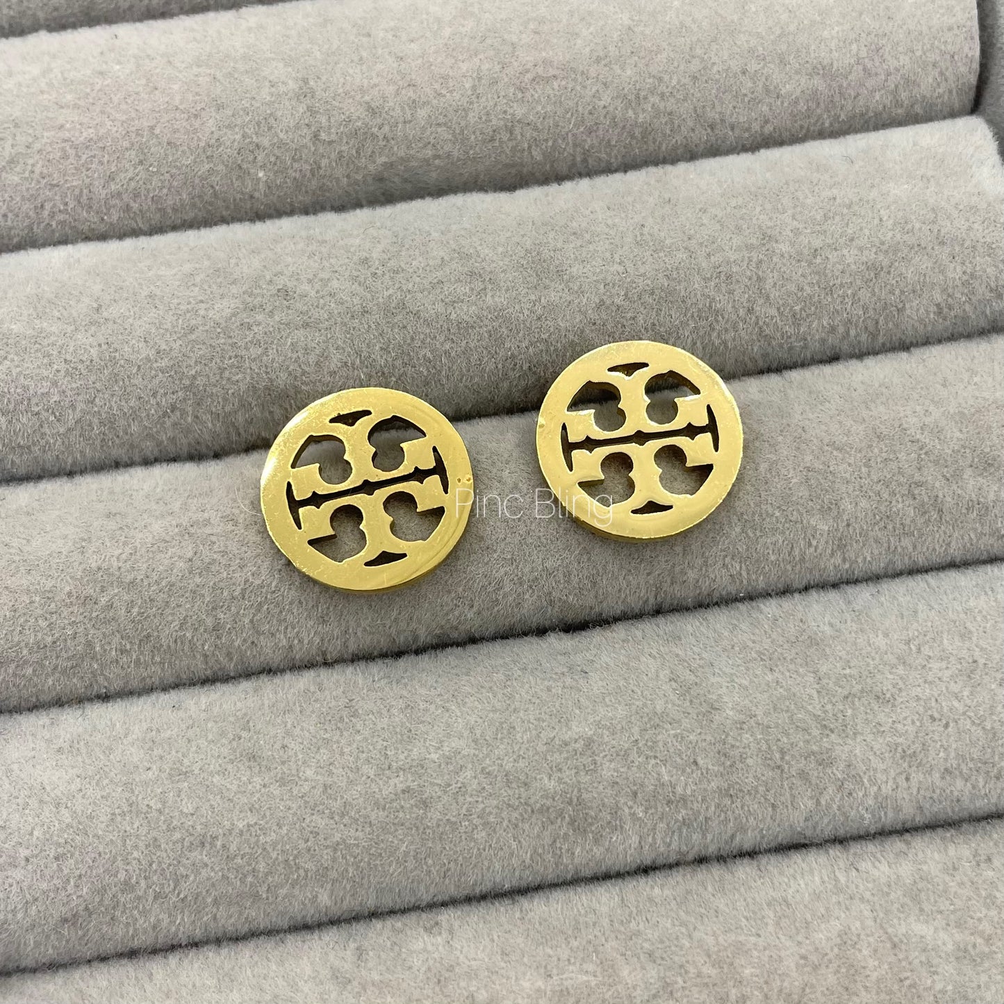 Branded ear stud