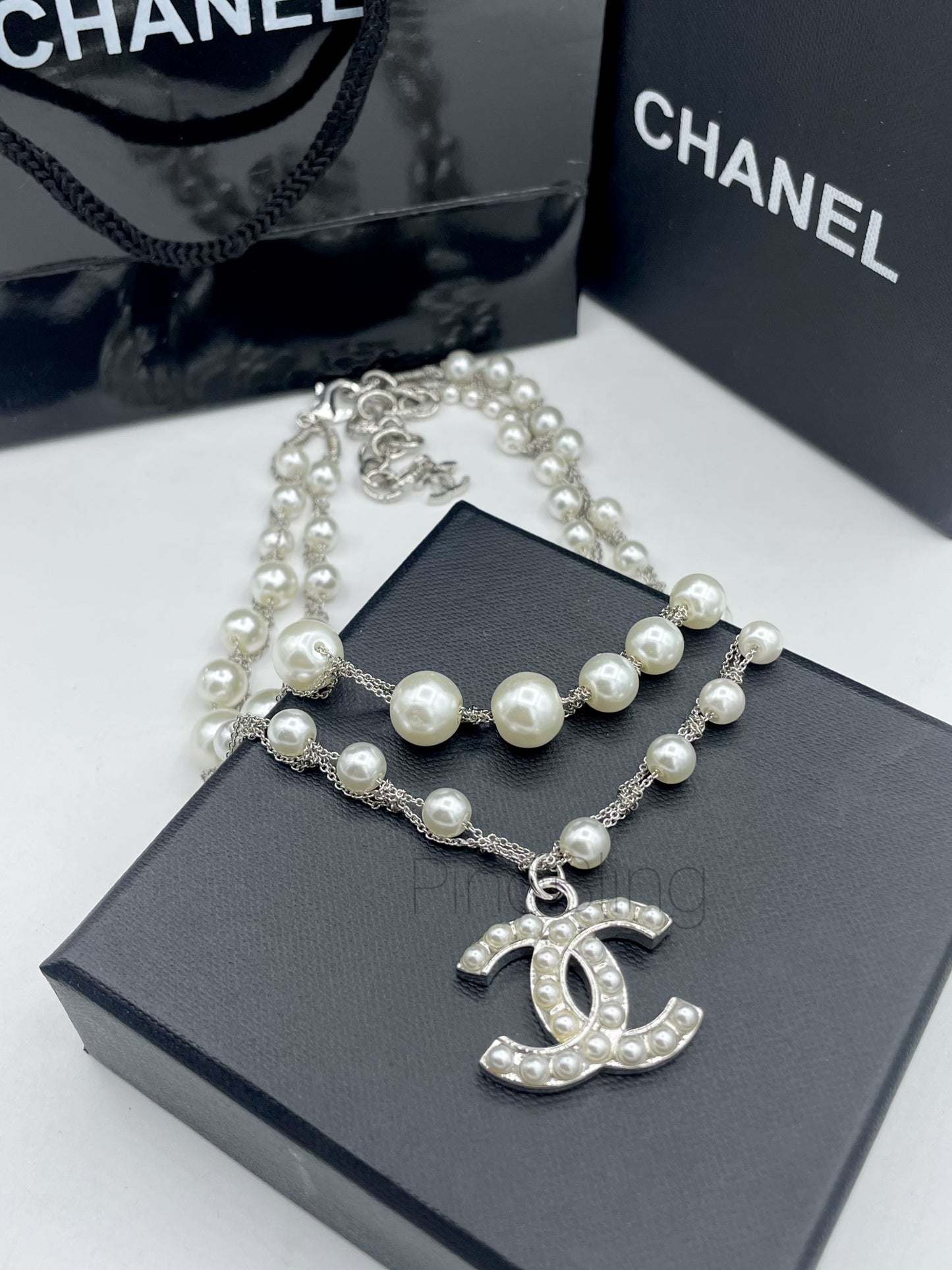 Luxe branded necklace