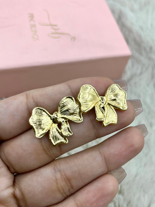 Bow chunky earrings pbE