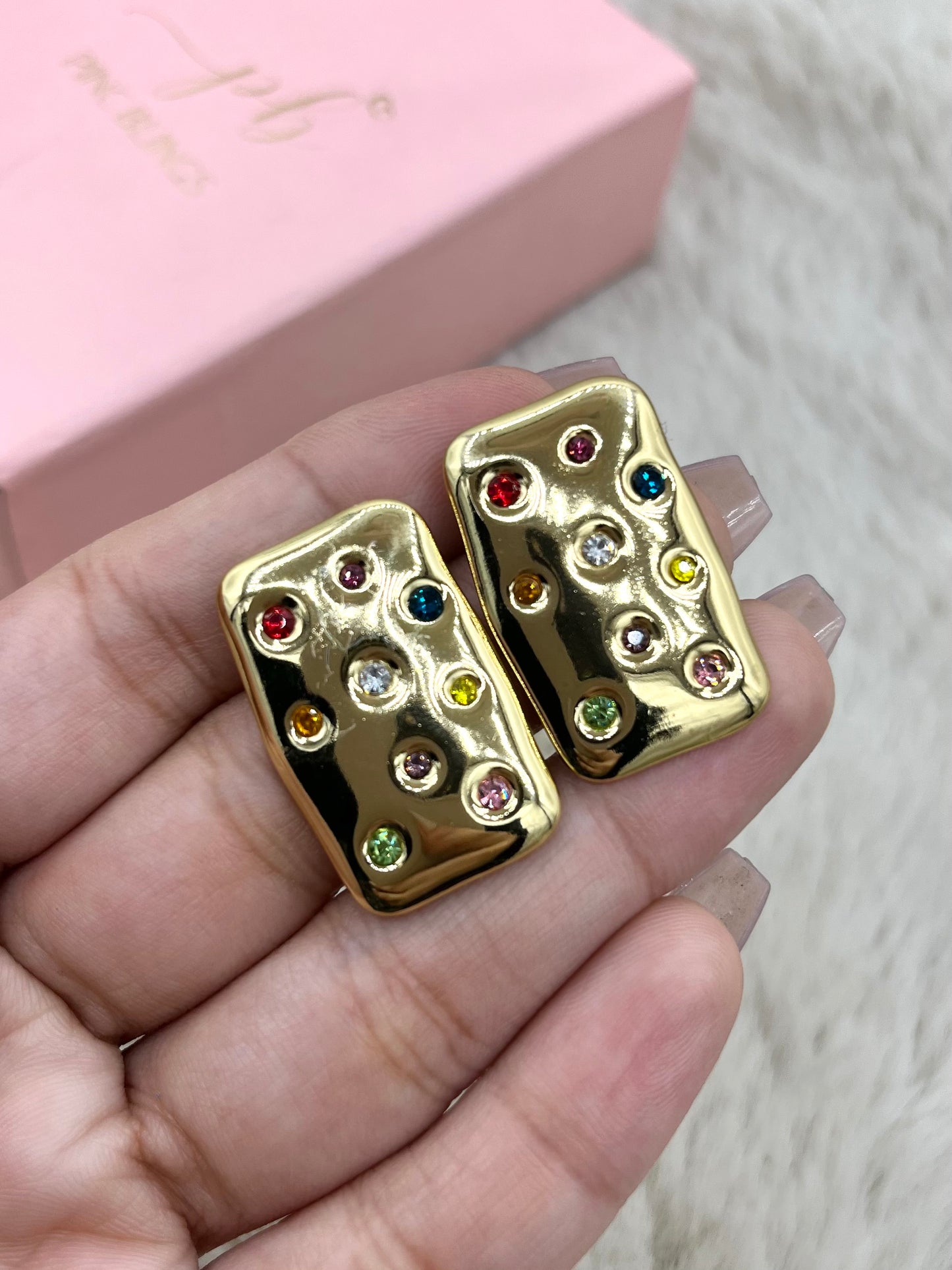 Multi Chunky earrings PbE