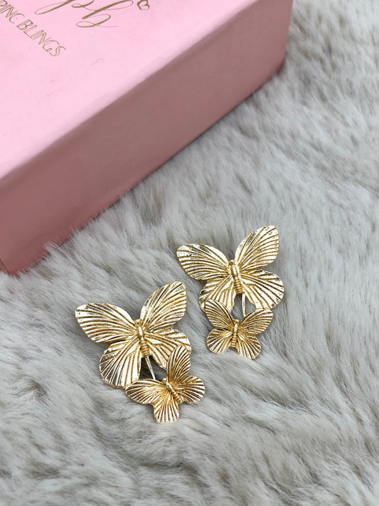Butterfly Chunky earrings PbE
