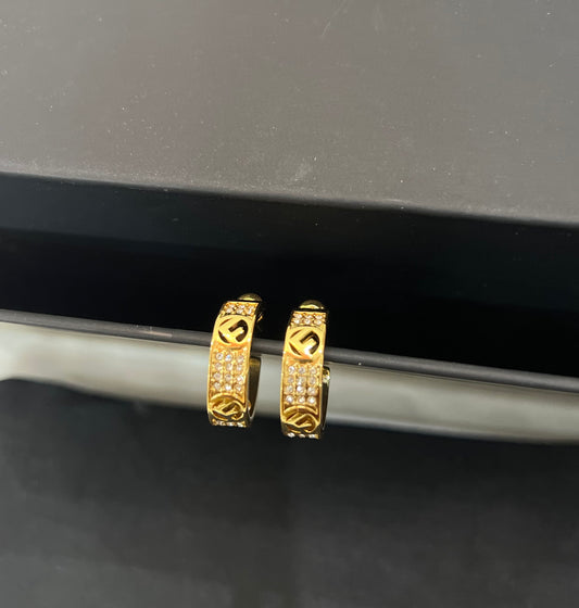 Textured Hoop Earring FND LxE