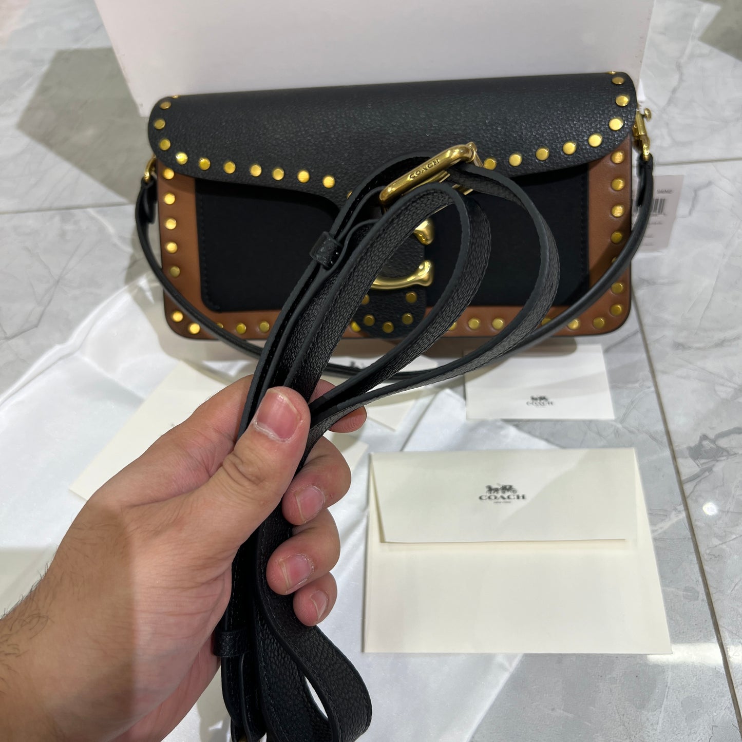 Branded Studded Bag