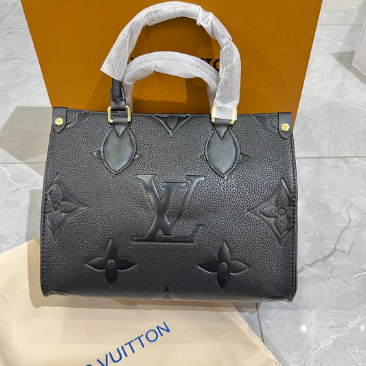 Charcoal Monogram Carryall Bag