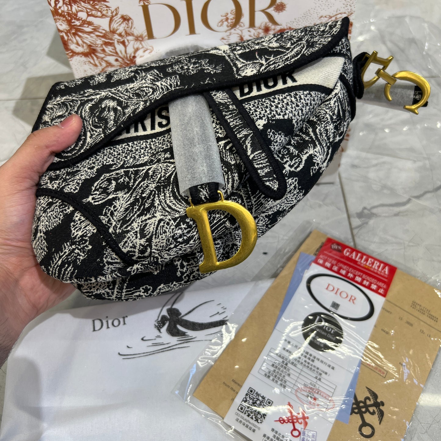 Monogram Saddle Bag