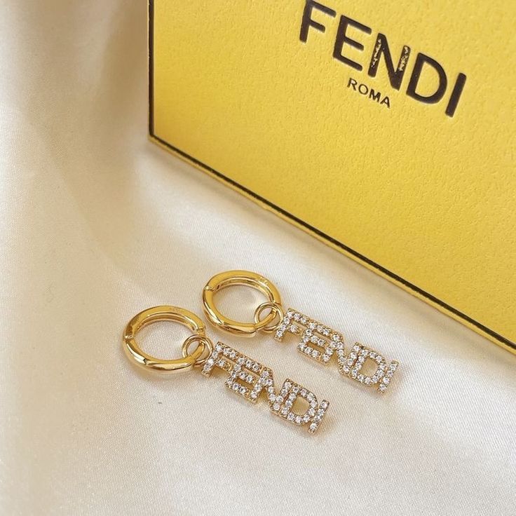 Bold Letter Drop Earring FND LxE