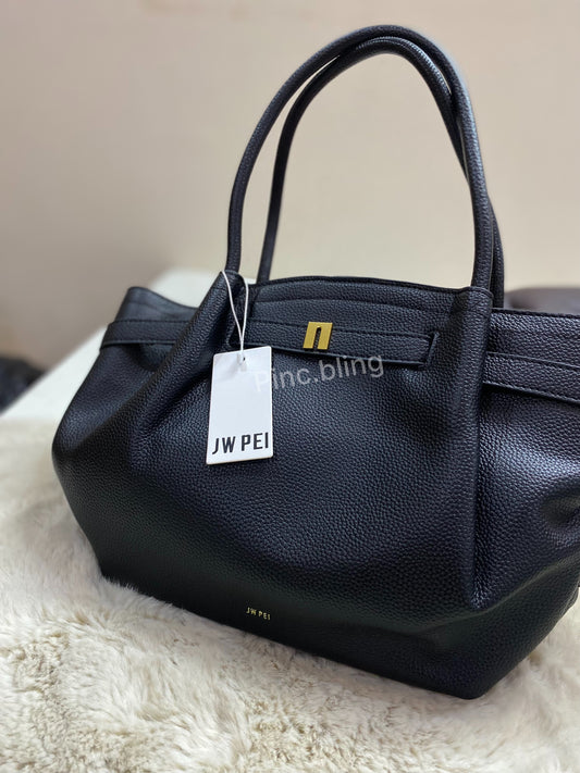 Hana Medium Tote Bag Black LB03w