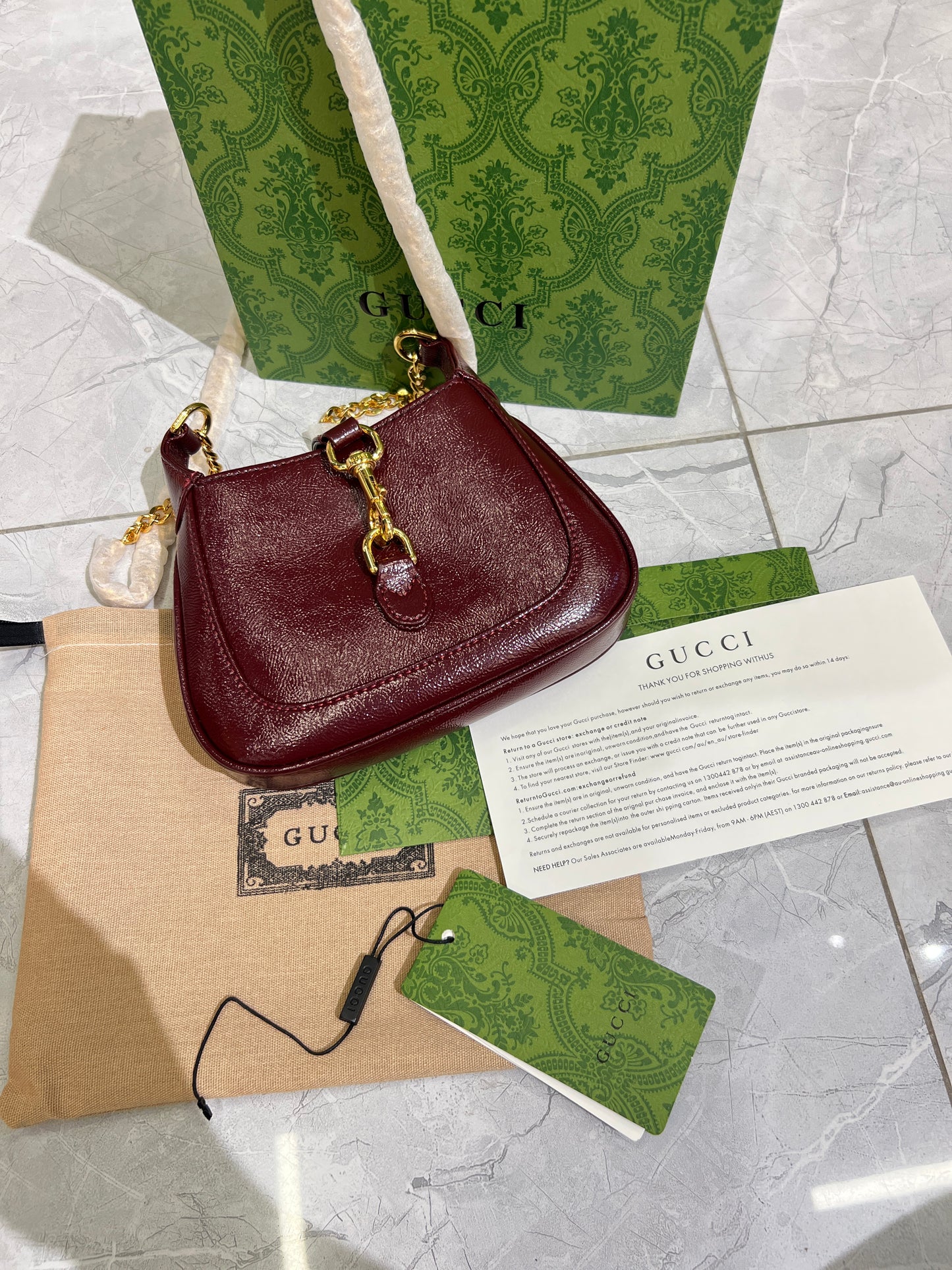 Wine Buckle Branded Bag