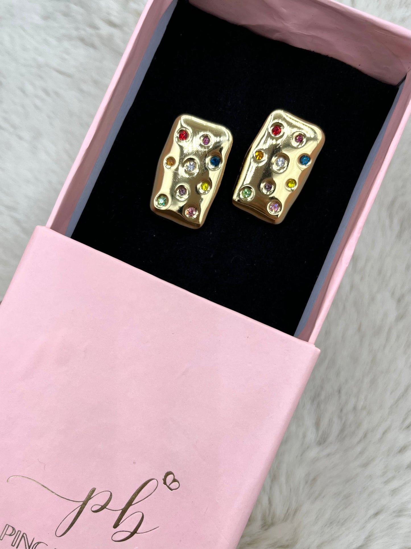 Multi Chunky earrings PbE
