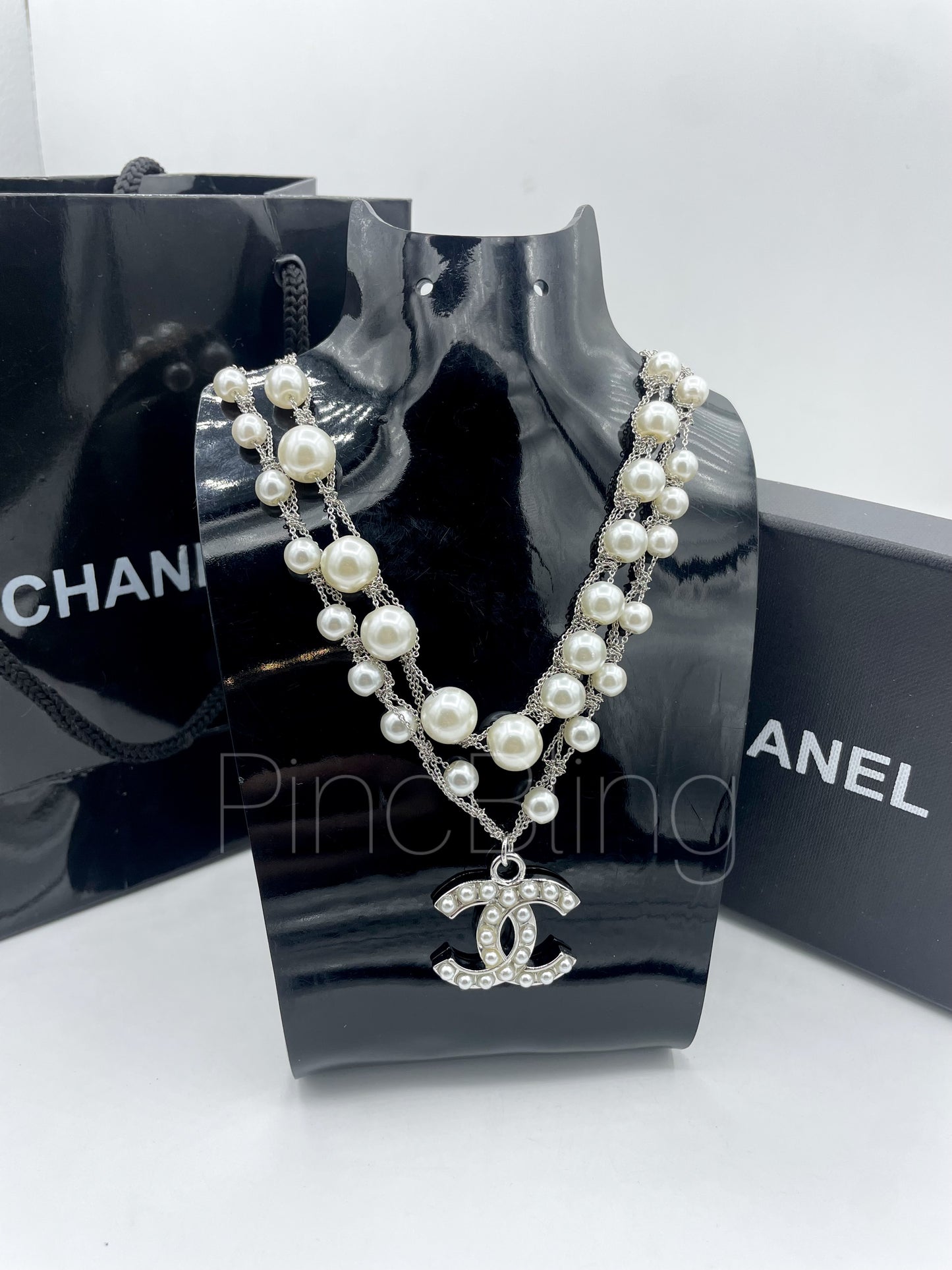 Luxe branded necklace