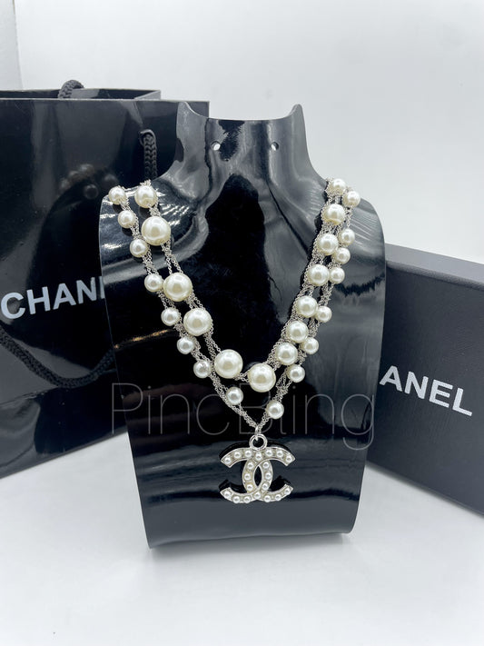 Luxe branded necklace