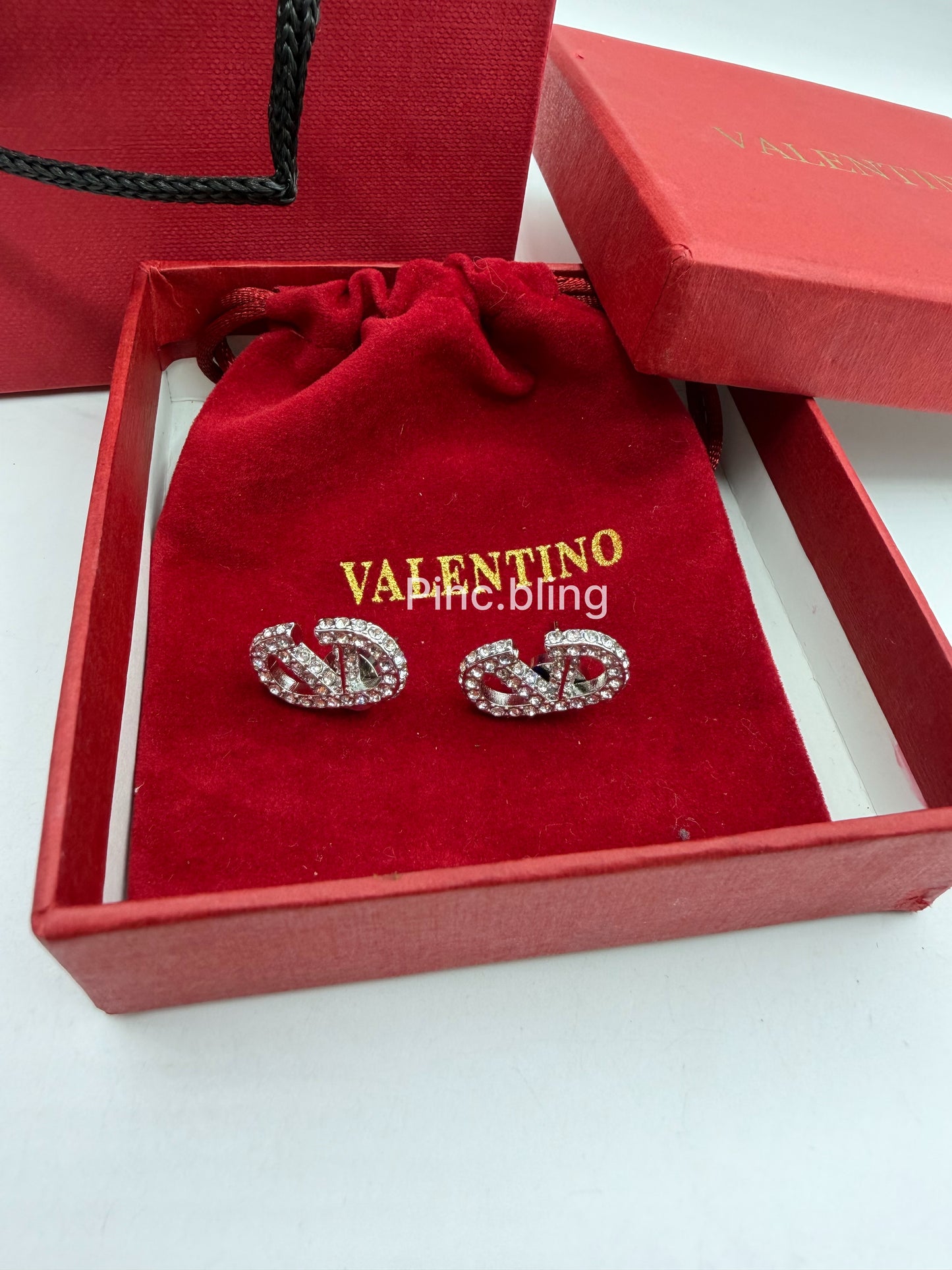 Garavani Vlogo Signature Stud Earrings LxE