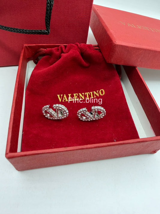 Garavani Vlogo Signature Stud Earrings LxE