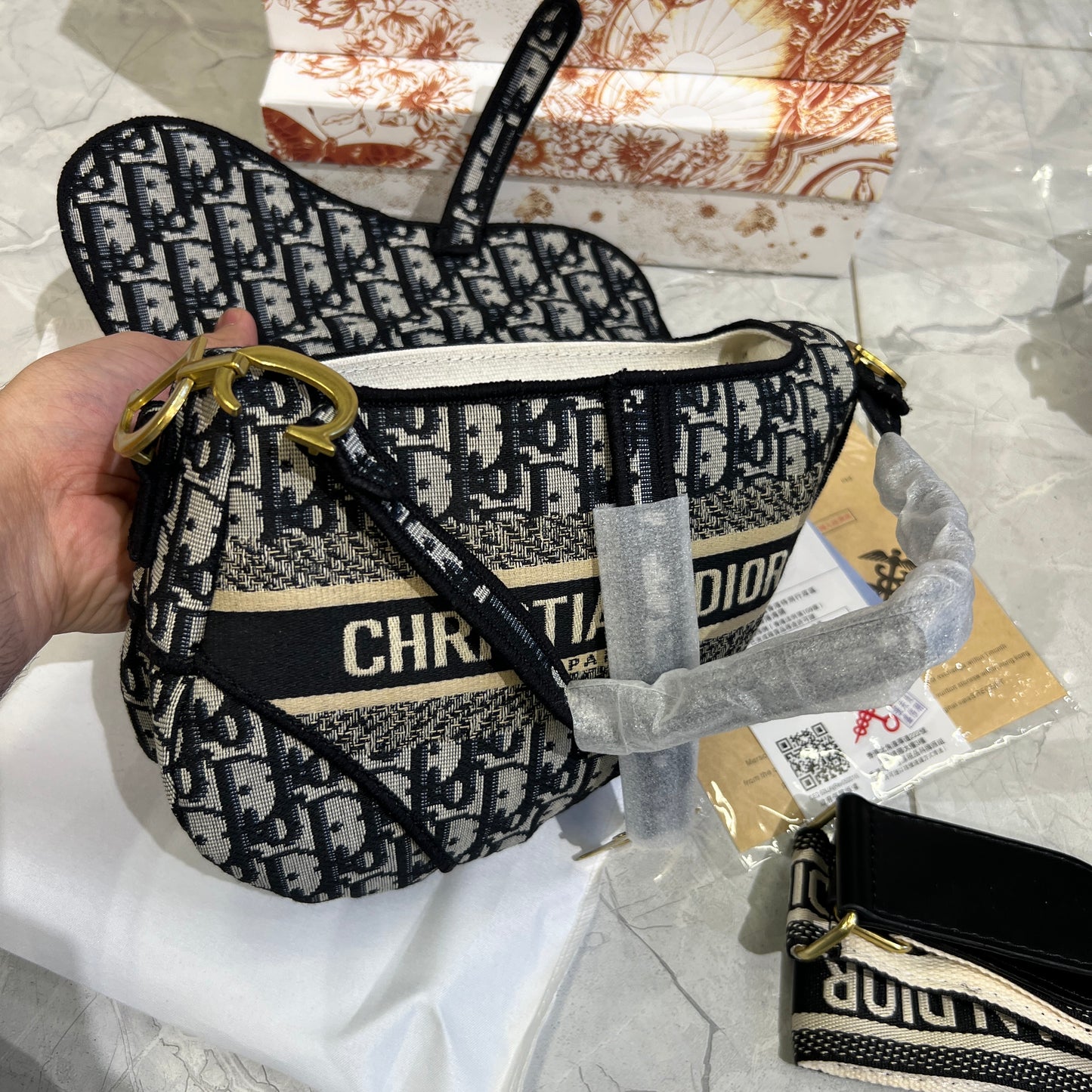 Monogram Saddle Bag