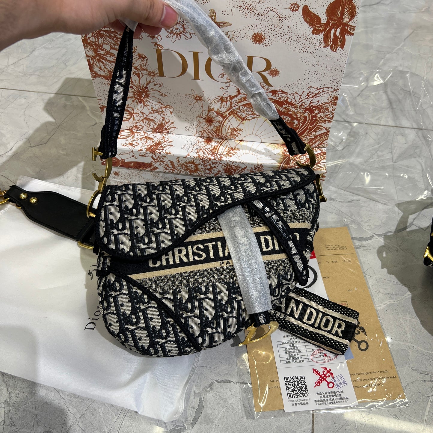 Monogram Saddle Bag