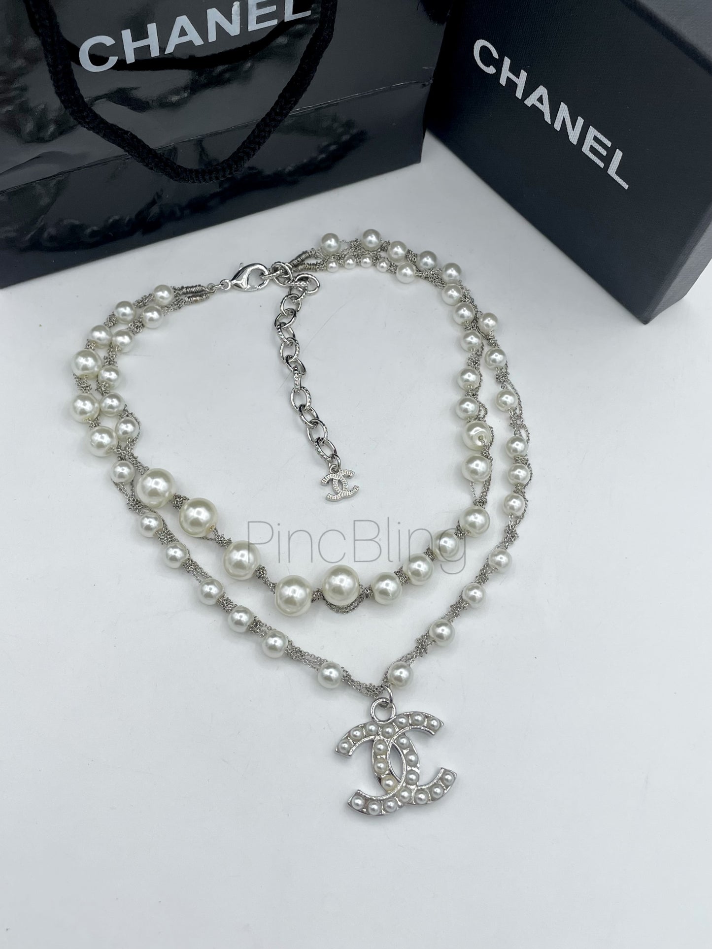 Luxe branded necklace