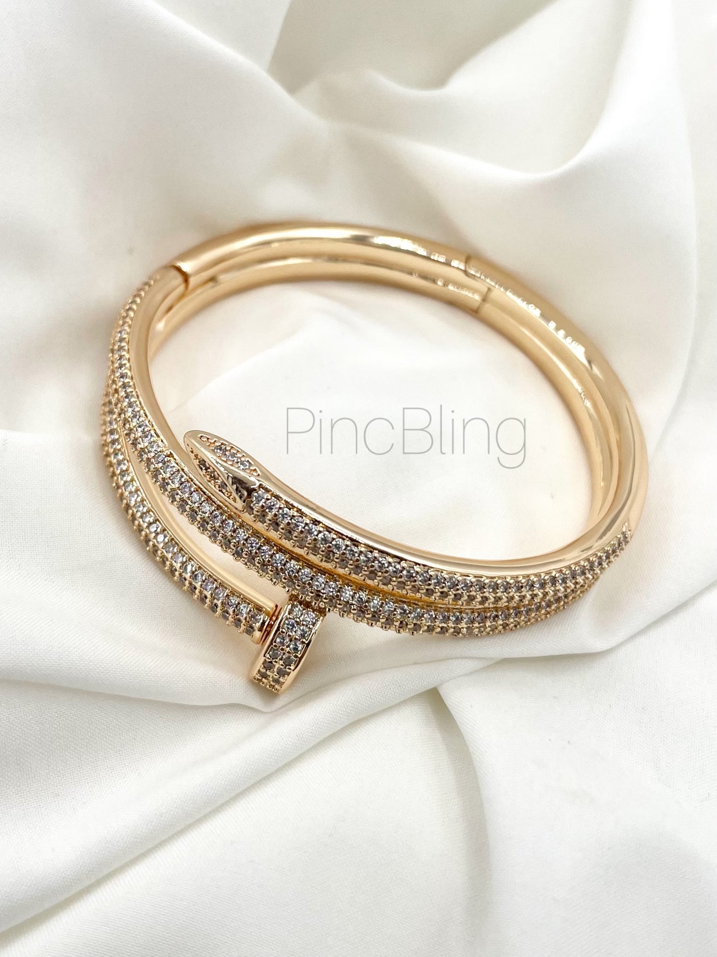 Rose Gold Nail Bracelet