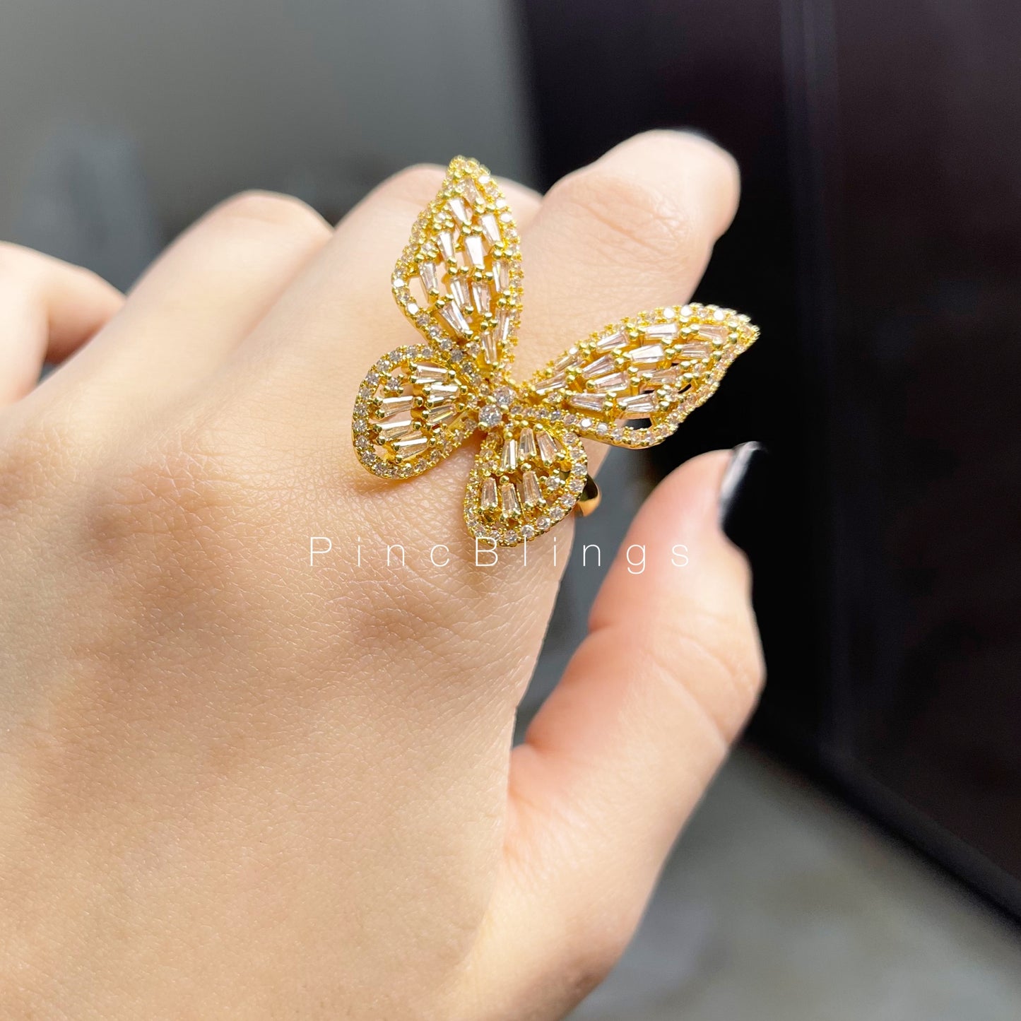 Zirconic butterfly set