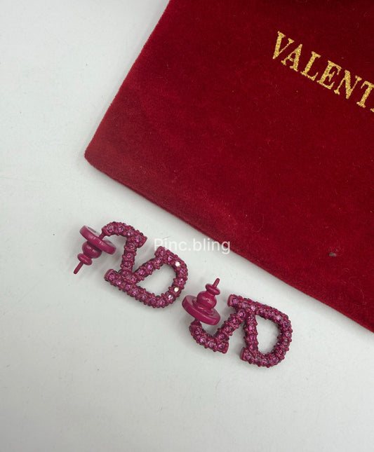 Fuchsia Drip Luxe Earring LxE