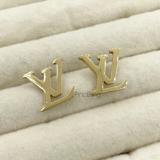 Iconic Letters Stud Earings