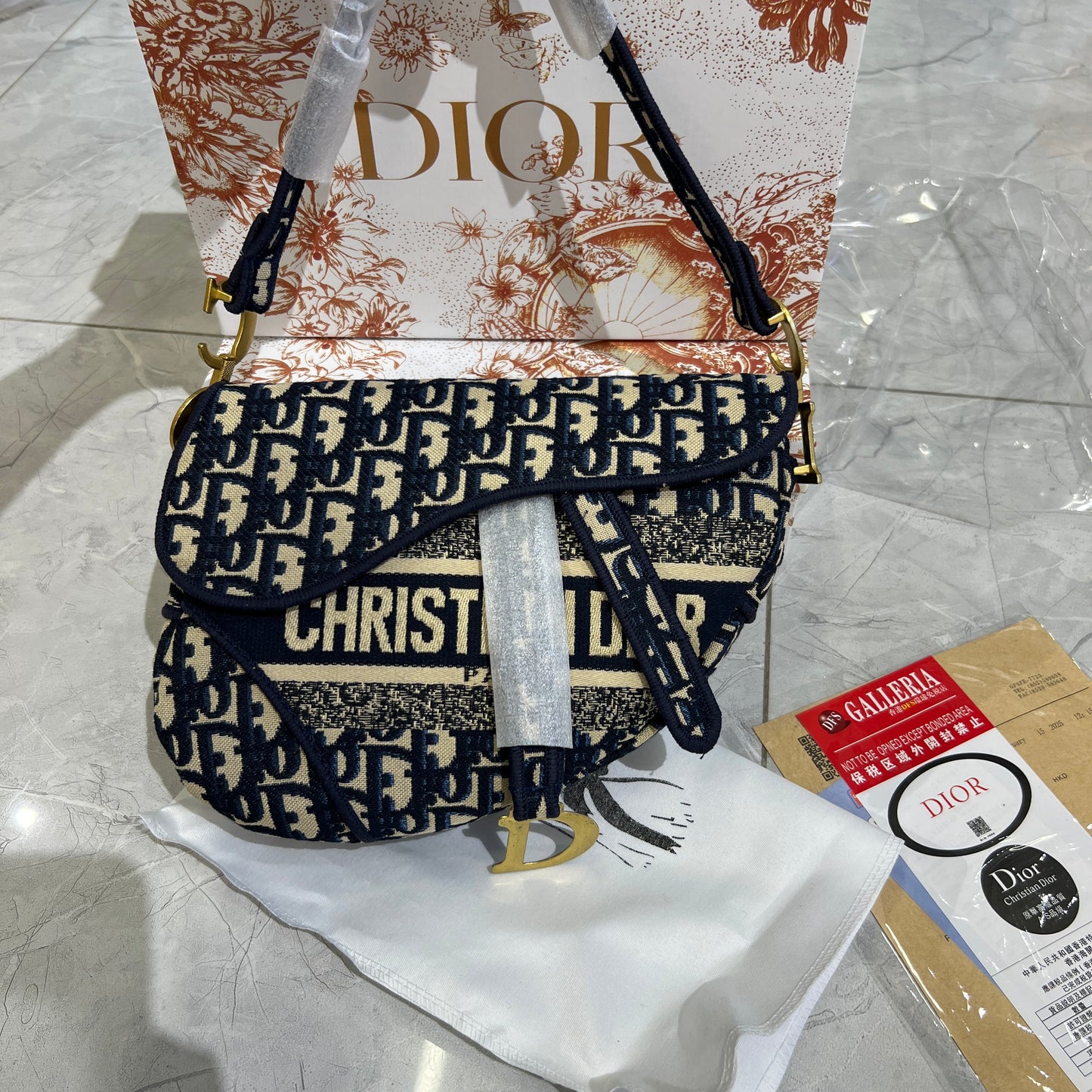 Monogram Saddle Bag