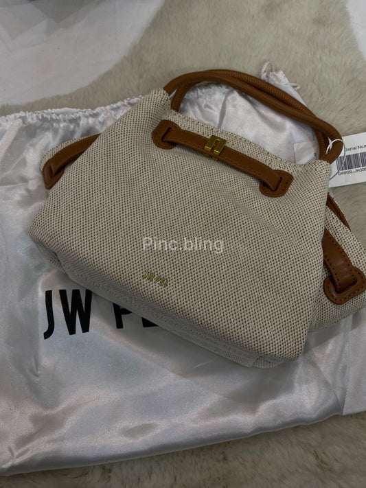 Hana Mini Tote Bag Brown canvas LB03w