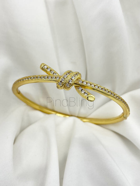 Gold Double-Bar Bracelet