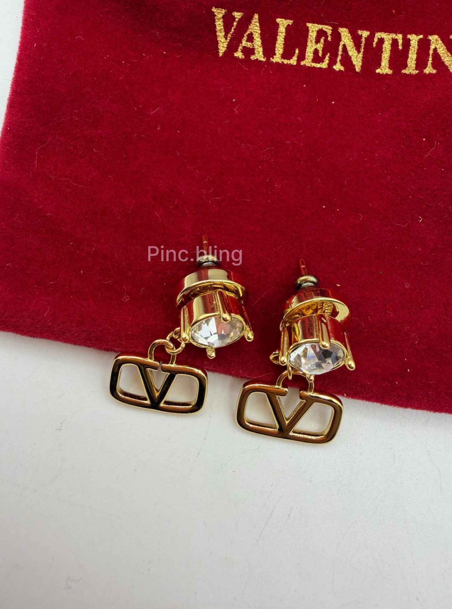 Gem Circle Drop Luxe Earring LxE