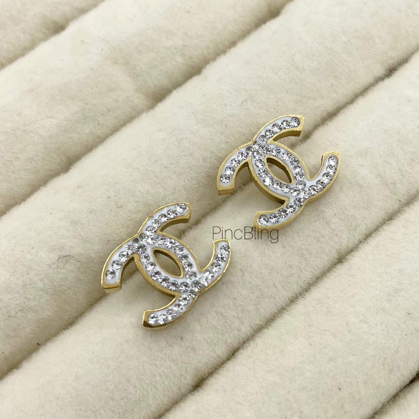 Crystal Duo Stud Earings