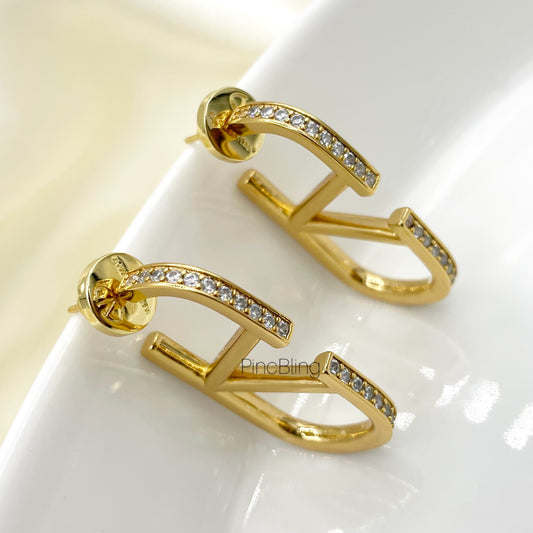 Bold Gold Luxe Earring
